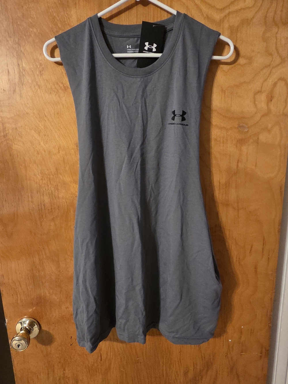 Under Armour Gray Mens Cutoff